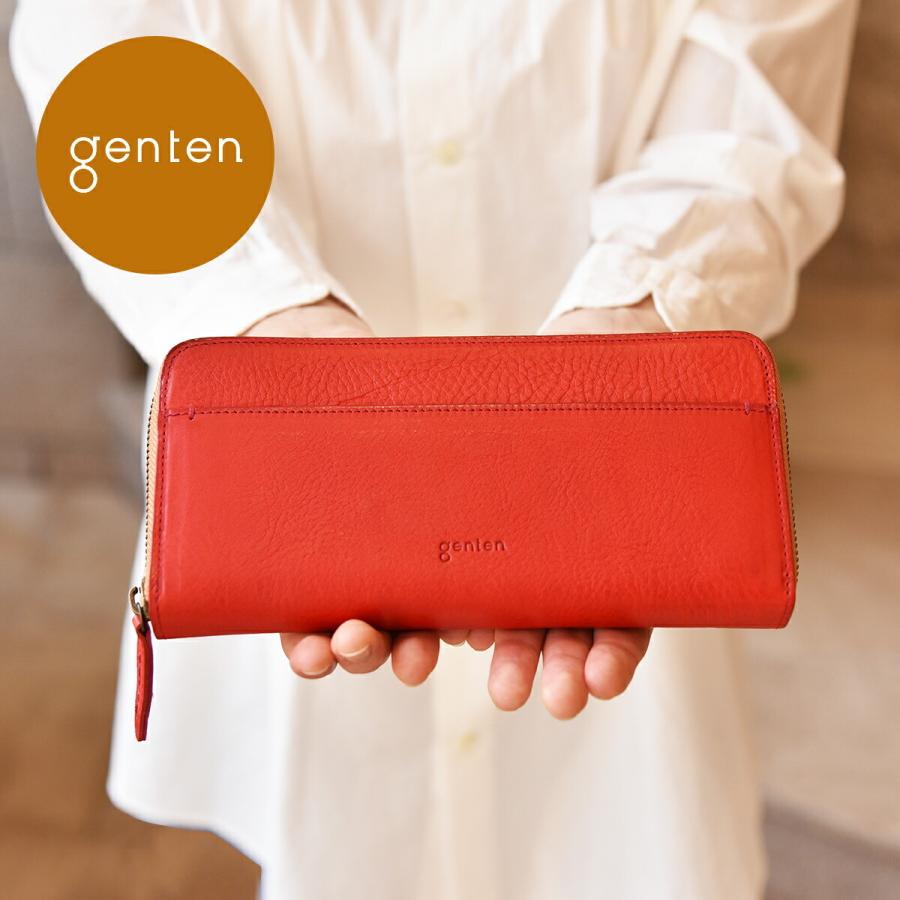 genten ゲンテン トスカ ラウンドファスナー長財布
