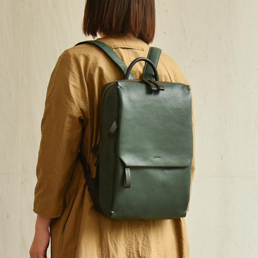genten（ゲンテン） genten 43686 リベラ2 フラップ型 リュック 本革 
