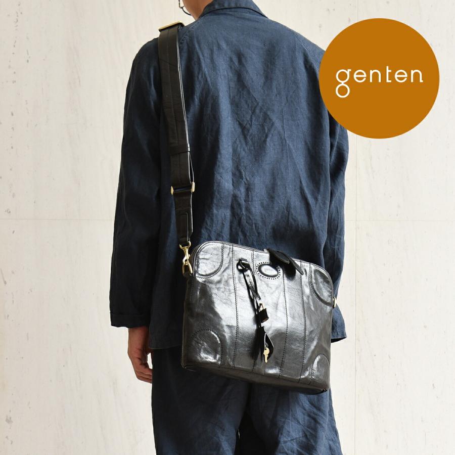 【定価99,000円】ゲンテン アリエッタ トートバッグ ブラック A4 肩掛け genten（ゲンテン） genten 43841 アリエッタ ショルダーバッグ 本革