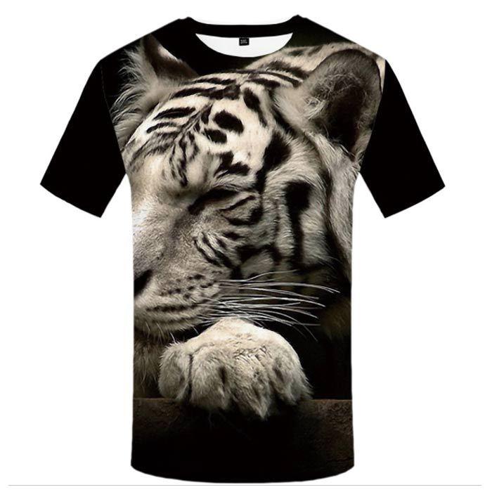 GUCCI 虎タイガー　プリント 白Tシャツ 2010's イタリア製 GUCCI グッチ ヴィンテージ加工 虎 タイガー T