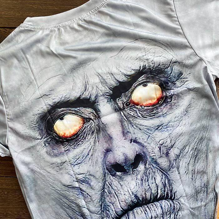 怖いTシャツ ホラー ストーンゴースト ハロウィン 気持ち悪い 不気味 