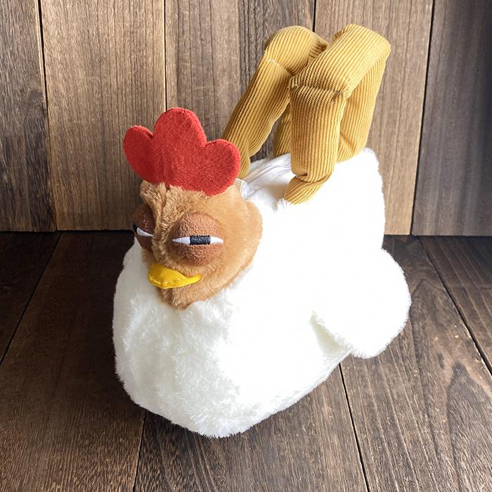 鶏 にわとり ニワトリ かばん バッグ プラッシュ チキン ハンドバッグ