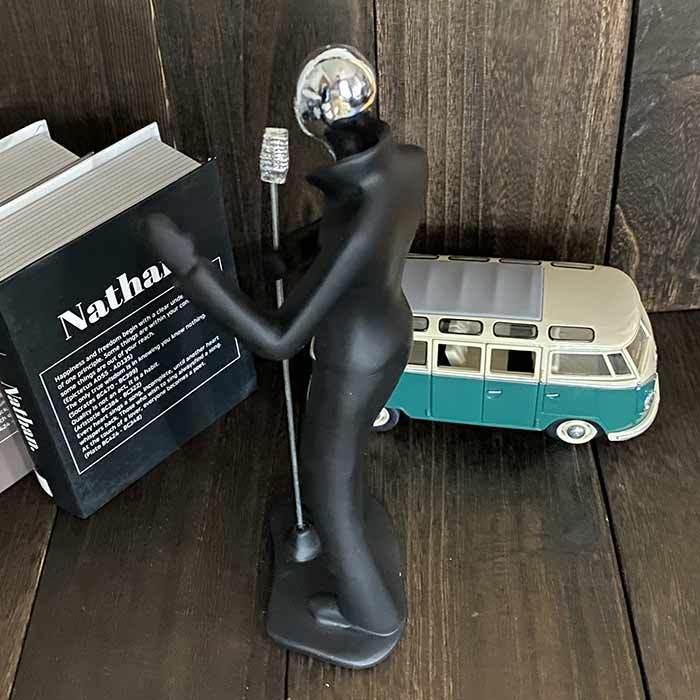 バンド 置物 ミュージシャン バンドマン インテリア ヴォーカル ベース