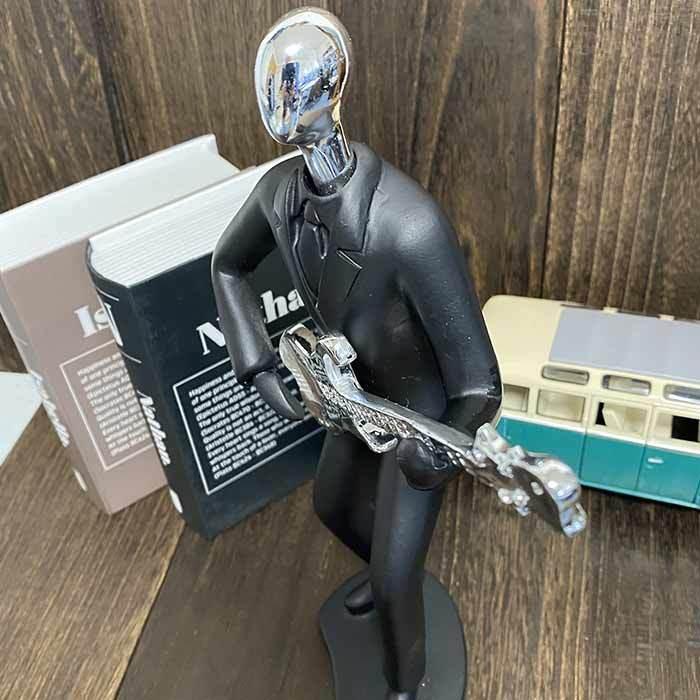 バンド 置物 ミュージシャン バンドマン インテリア ヴォーカル ベース
