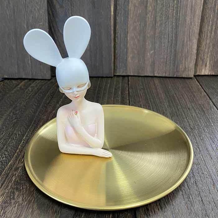 バニーガール 置物 インテリア かわいい お皿 おしゃれ アクセサリー