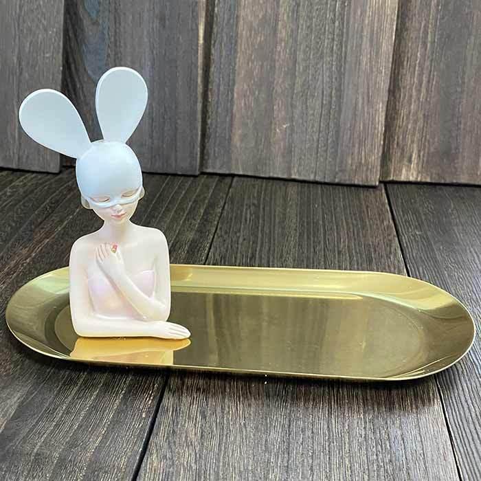 バニーガール 置物 インテリア かわいい お皿 おしゃれ アクセサリー