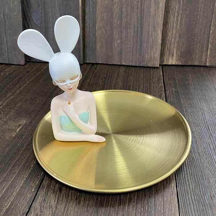 バニーガール 置物 インテリア かわいい お皿 おしゃれ アクセサリー