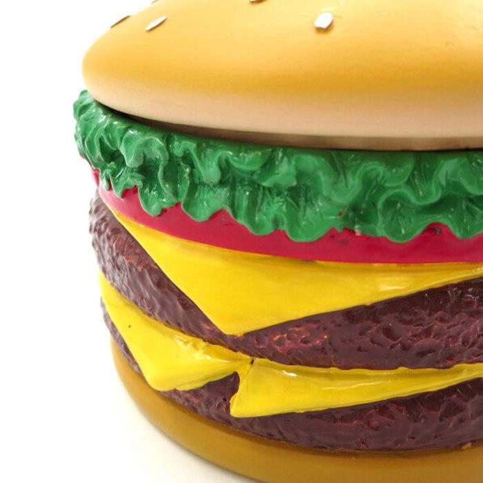 ハンバーガー 置物 チーズハンバーガー マルチコンテナ ケース 収納 入