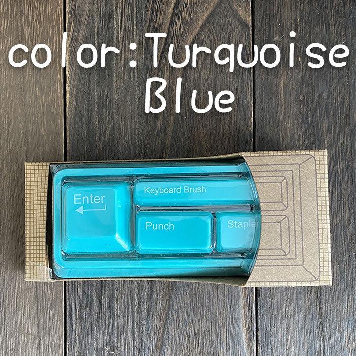 文房具 キーボード ユニーク ステーショナリーセット Enter ホッチキス