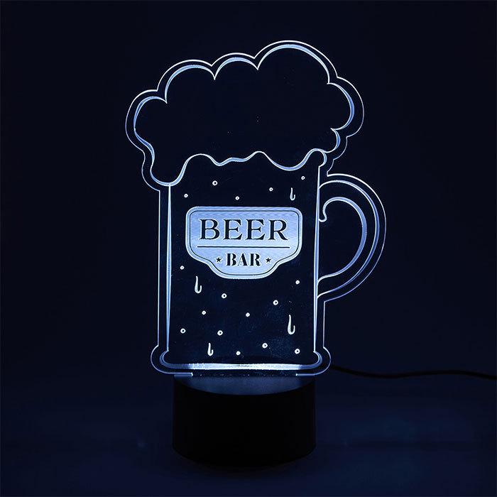 BEER ビール ライト ネオンライト アクリル LEDライト ネオン 照明 USB インテリア テーブル 装飾｜gentlebreeze｜04