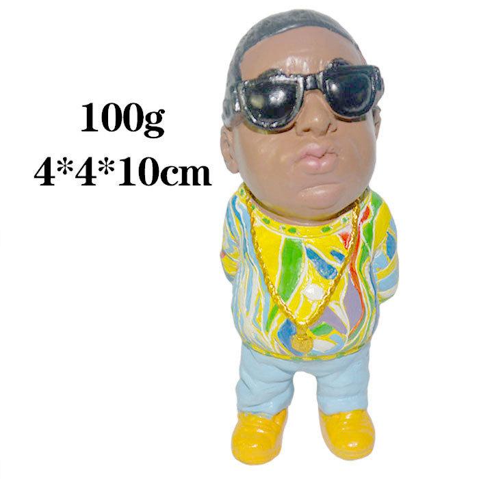 黒人　置物　フィギュア 黒人 置物 二人 インテリア ALL EYEZ ON ME 男 おじさん オーナメント