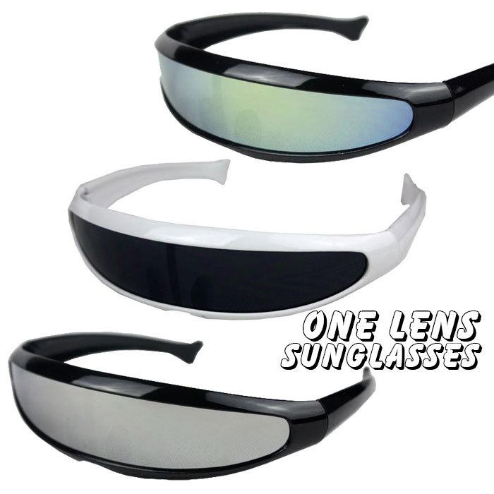 TikTok ワンレンズ サングラス かっこいい スポーツ アウトドア