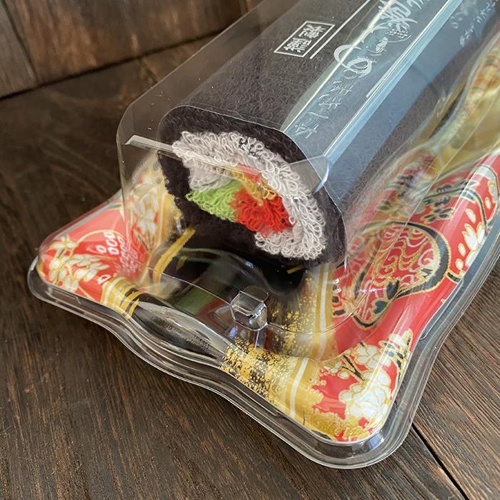のり巻き 太巻 タオル 海苔巻き 恵方巻 スーパー スーパーケース付き