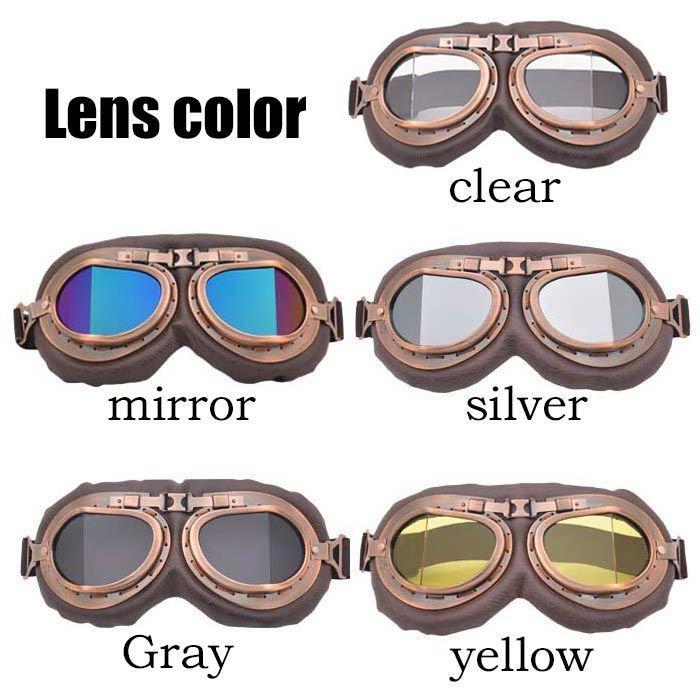 紅 豚 ゴーグル バイク ジブリパーク オートバイ ヴィンテージゴーグル ヘルメット 角型 ブラウン |  | 06