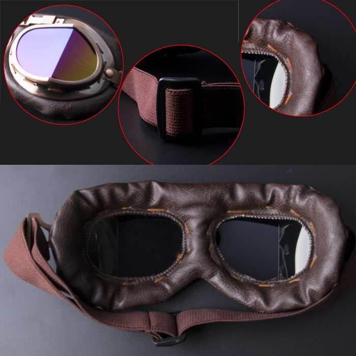 紅 豚 ゴーグル バイク ジブリパーク オートバイ ヴィンテージゴーグル ヘルメット 角型 ブラウン |  | 12