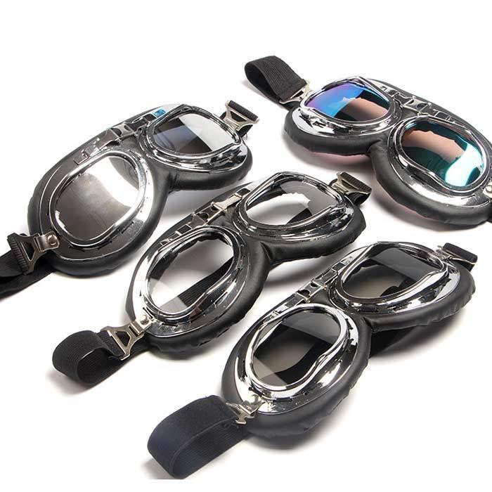 紅 豚 ゴーグル バイク オートバイ ヴィンテージゴーグル ヘルメット  ジブリパーク シルバー |  | 05