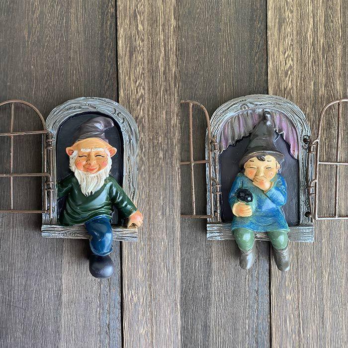 1950年代ビンテージ物 妖精エルフのクリスマス置物プランター 1950年代