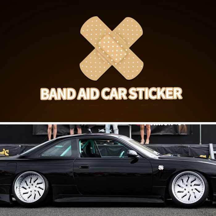 ステッカー シール ばんそうこう バンドエイド 車 傷 修理 修繕 手当