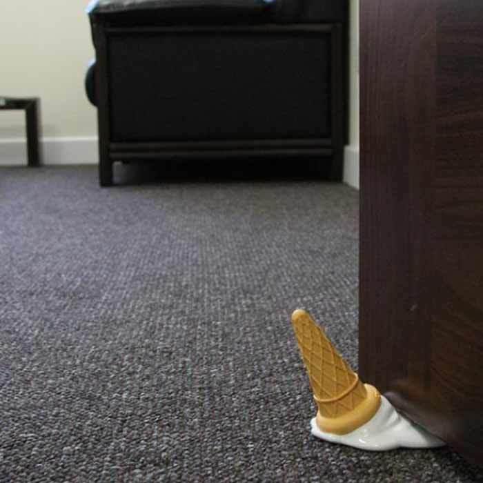 ソフトクリーム ドアストッパー 溶けた アイスクリーム インテリア