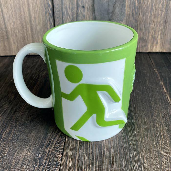 非常口 現実逃避 非現実 マグカップ コップ ビールジョッキ おもしろい