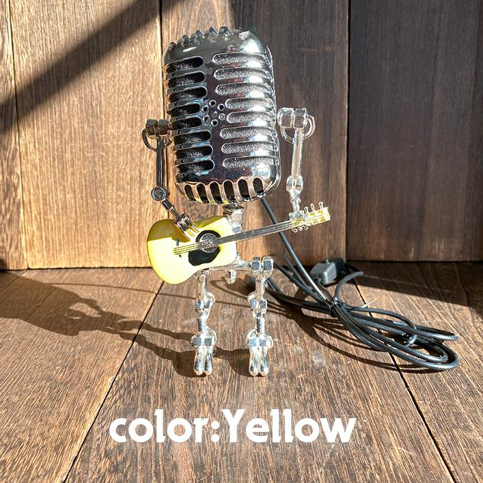 マイク ロボット ギター ヴィンテージマイクロボット 照明機能あり  