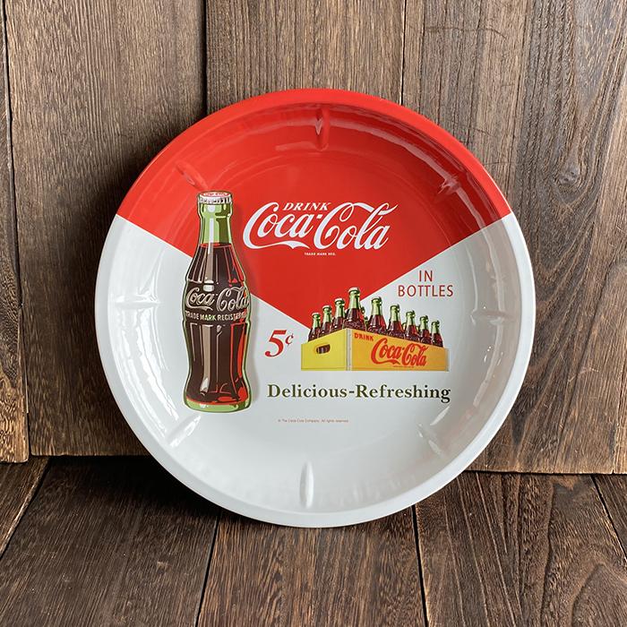 金具あり　コーラ コカコーラ 皿 セービングボウル ワンプレート お菓子入れ おしゃれ