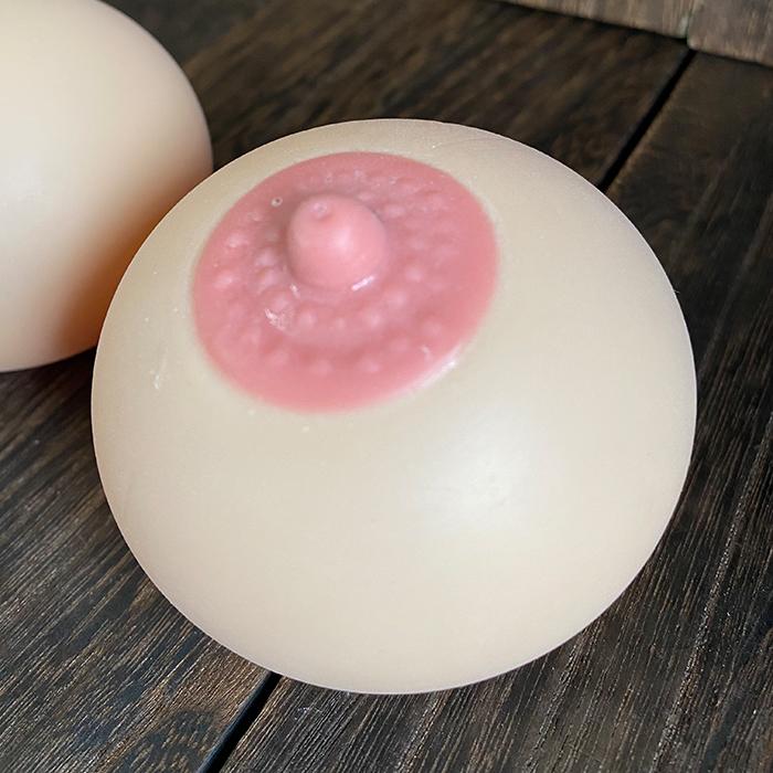 おっぱい スクイーズ ボール お乳ボール 水風船 おもちゃ ぷにぷに 2