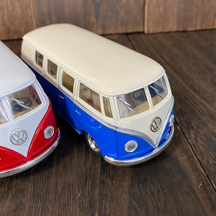 ワーゲンバスミニカー フォルクスワーゲン ワーゲンバス ミニカー レッド グリーン