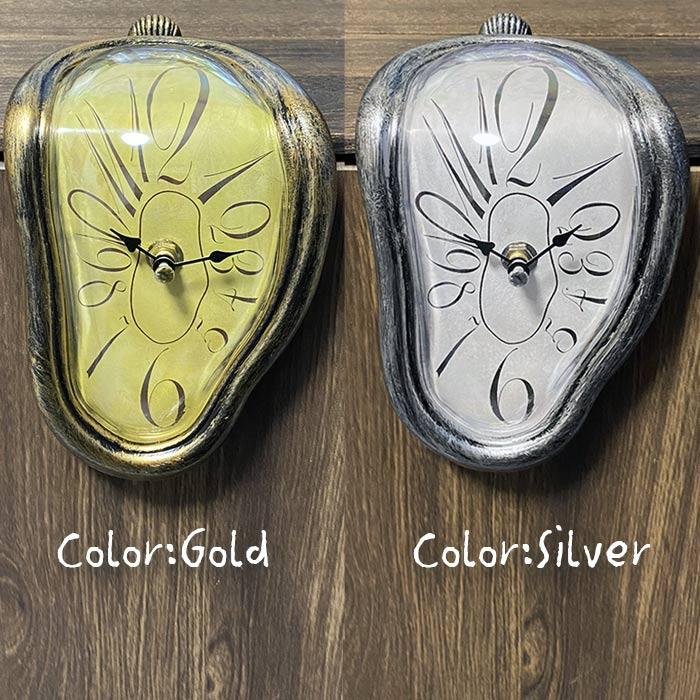 名画柔らかい時計 ダリ 時計 溶けている メルティングクロック 置き時計 ダリの柔らかい