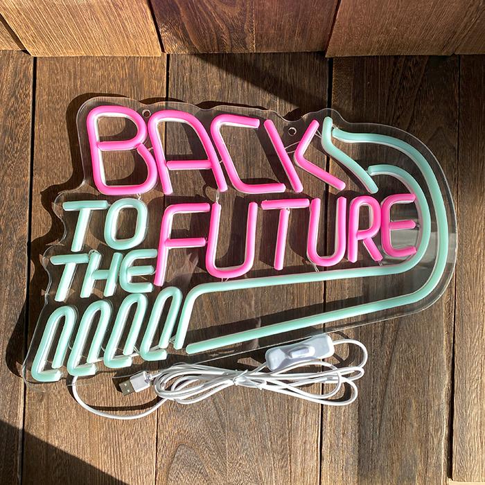 BACK TO THE FUTURE バックトゥザフューチャー ネオン ライト BACK TO THE FUTURE バックトゥザフューチャー ネオン ライト