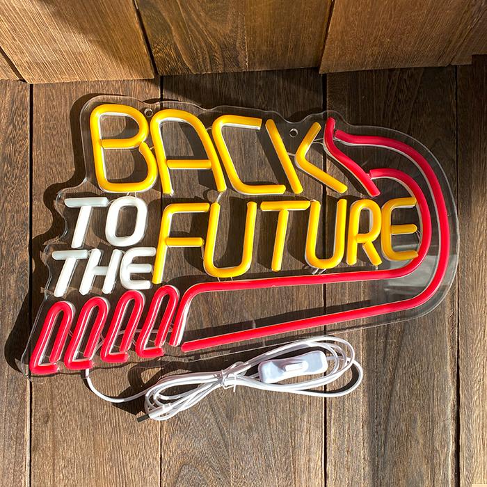 BACK TO THE FUTURE バックトゥザフューチャー ネオン ライト BACK TO THE FUTURE バックトゥザフューチャー ネオン ライト