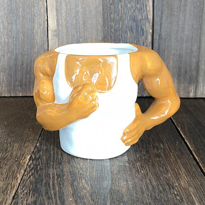 きんにくん マグカップ パワーマグ 入魂 マッスル ランニングシャツ