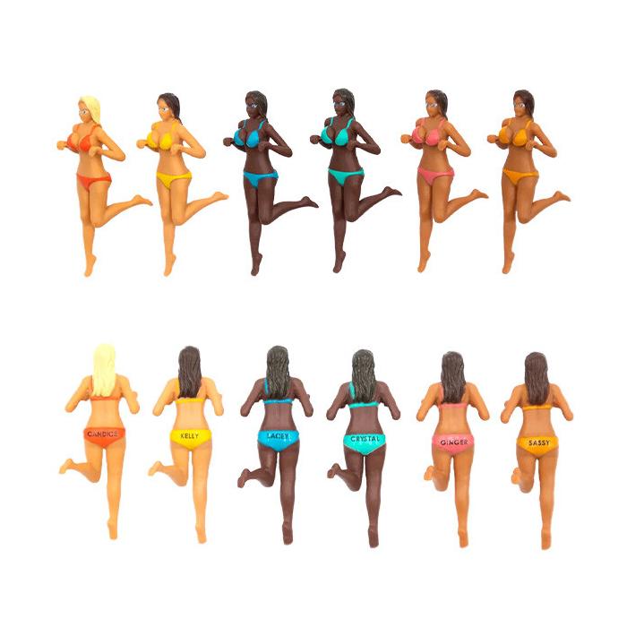 ビキニ セクシー 女の子 コップのフチ子 トロピカル 海 プール