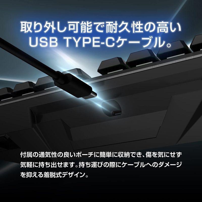 ゲーミングキーボード MSI VIGOR GK50 LOW PROFILE TKL JP USB テンキーレス KB595 ブラック｜gentlemanlyfactory｜04
