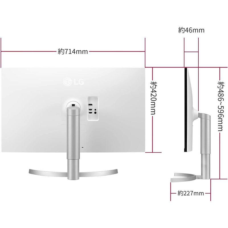 モニター LG フレームレス ディスプレイ 32UN550-WAJP 31.5インチ/4K/HDR/VA非光沢/HDMI×2、DP/Free｜gentlemanlyfactory｜07