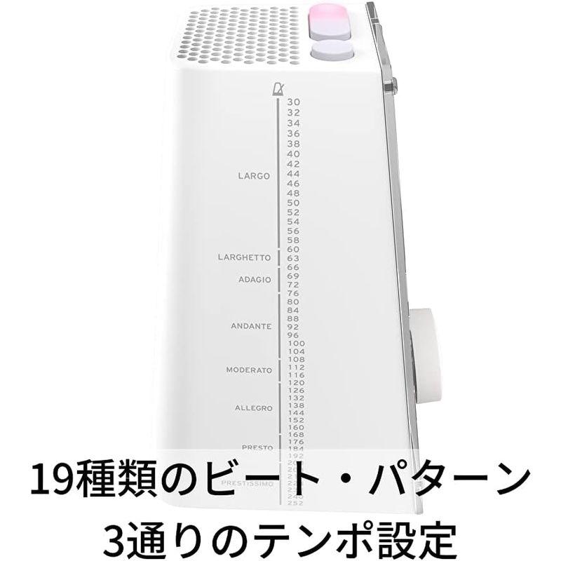 大阪公式店 KORG メトロノーム KDM-3 WH ホワイト 個人練習 パート練習 アンサンブル練習に最適 大音量 120時間連続稼働 軽量 コンパク