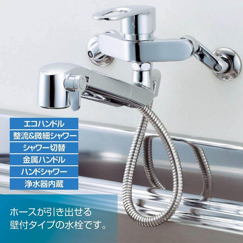 100%正規品100%正規品LIXIL(リクシル) INAX キッチン用 壁付浄水器内蔵シングルレバー混合水栓 ハンドシャワー付 エコハンドル RJF-865Y キッチン LIXIL(リクシル) INAX キッチン用 台付 ハンドシャワー付浄水器内蔵シングルレバー混合水栓 エコハンドル 浄水 微細シャワー整流 寒冷地 R