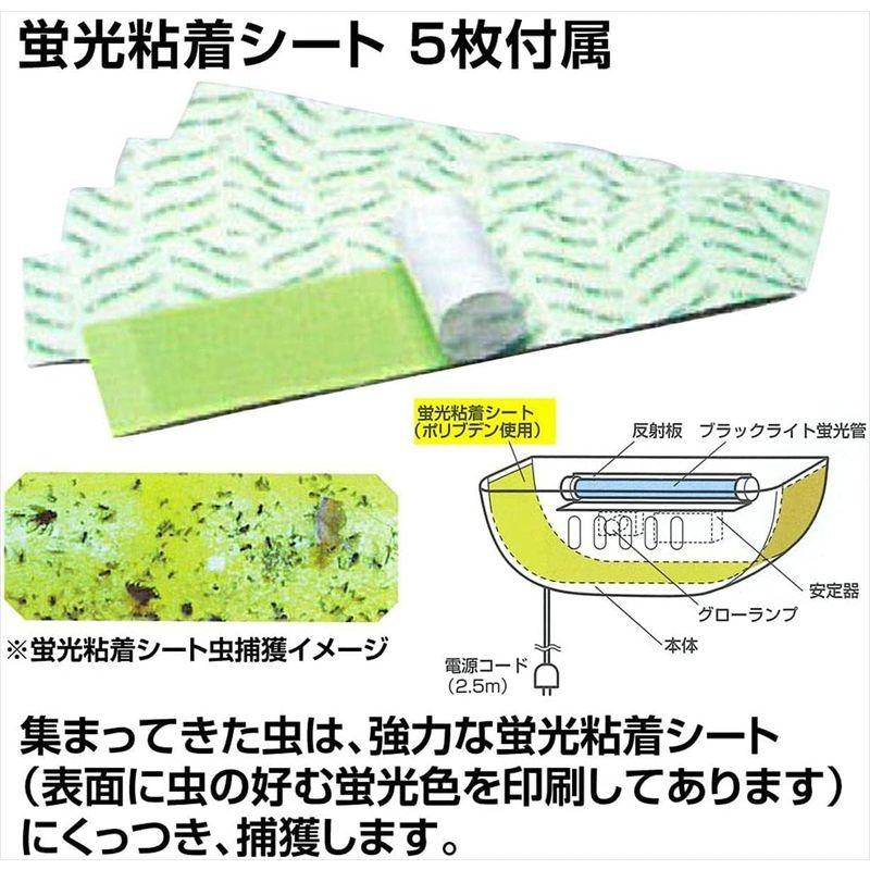 家庭用品　セハージャパン　虫ピタ虫V(ファイブ)　屋内用飛来昆虫捕虫器　TKTBR-031719