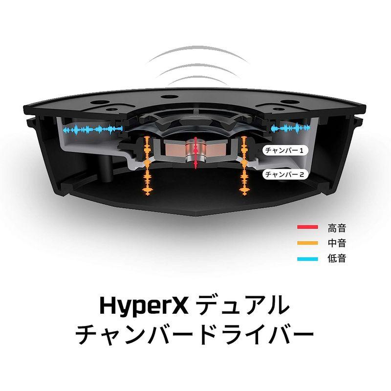 HyperX Cloud Alpha S ゲーミング ヘッドセット 7.1サラウンドサウンド 低音調節スライダー ブラック 2年保証 HX-｜gentlemanlyfactory｜06