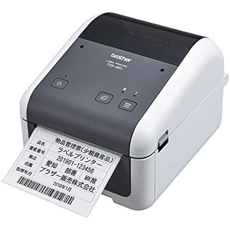 オフィス機器　ブラザー工業　TD-4420DN　USB　モノクロ　RS-232C　4インチラベル幅感熱ラベルプリンター　203dpi　有線LAN