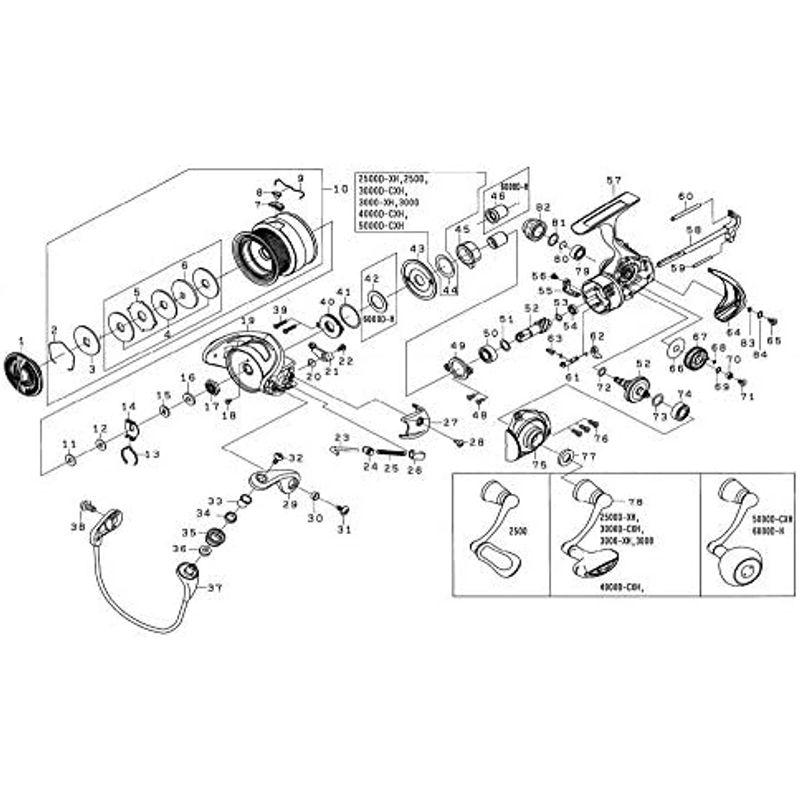 新春セール中 ダイワ(DAIWA) 純正パーツ 19 レグザ LT6000D-H スプール(2-9) 部品番号 10 部品コード 128C89 00067