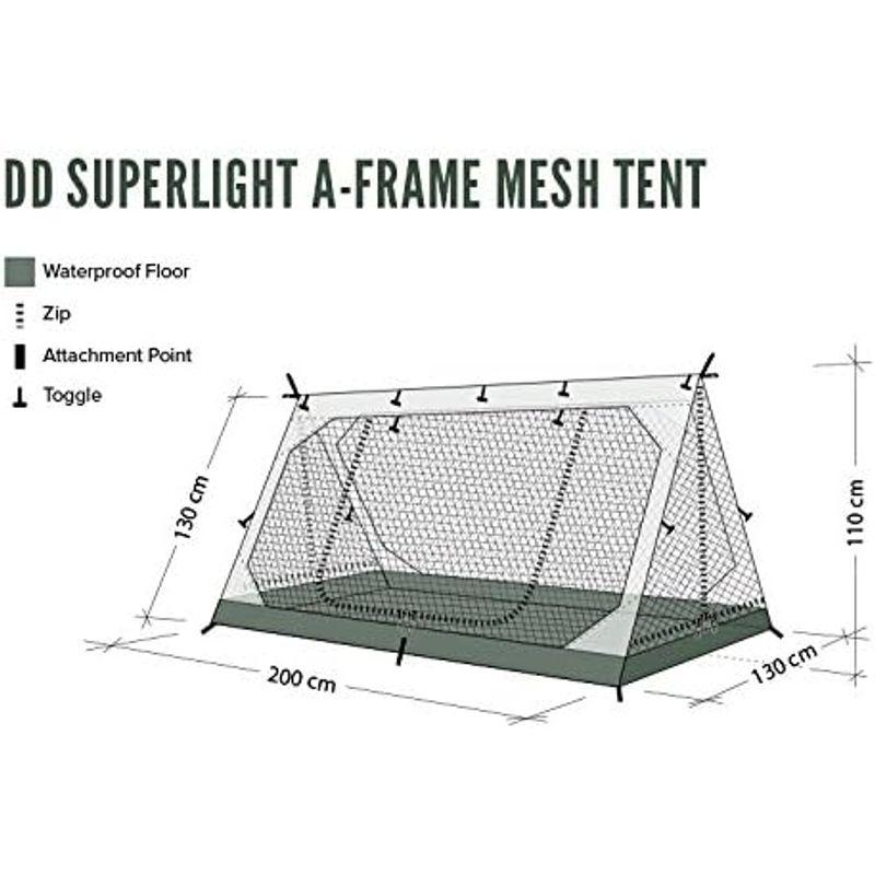 DD SuperLight - A-Frame - Mesh Tent 超軽量 簡単にパッキングできるメッシュテント 並行輸入品｜gentlemanlyfactory｜07