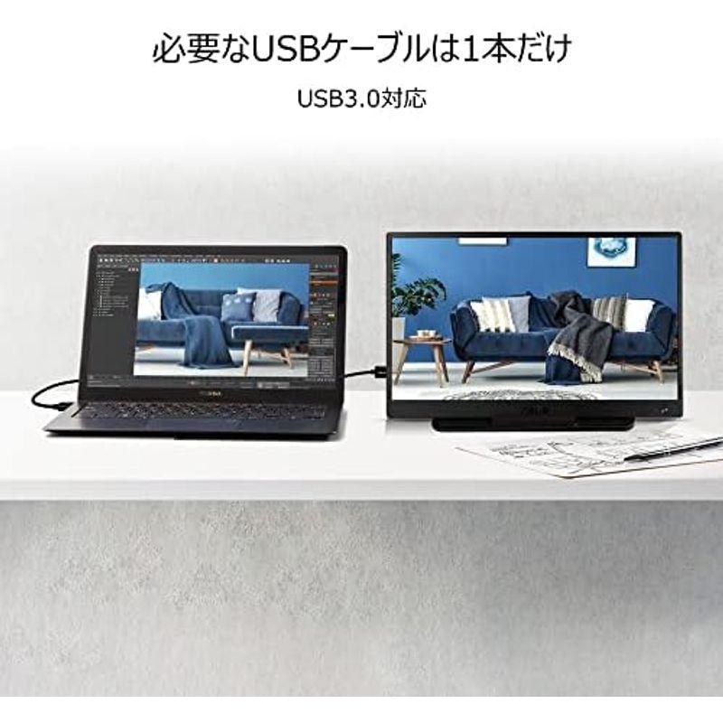 ASUS モバイルモニター モバイルディスプレイ ZenScreen OLED MQ13AH 有機ELパネル/13.3インチ/フルHD/DC｜gentlemanlyfactory｜12