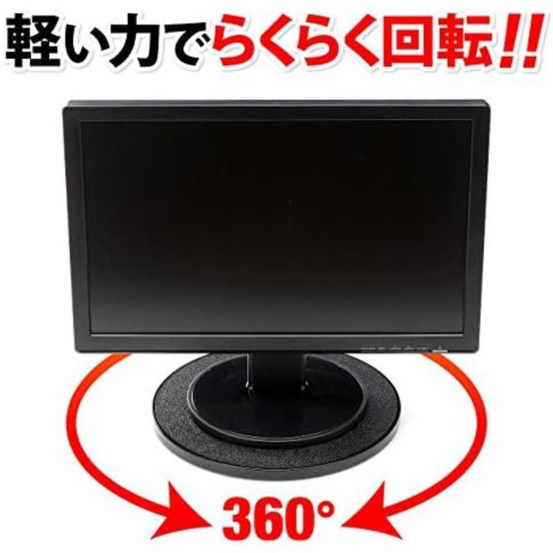 サンワダイレクト 回転台 直径33? テレビ パソコン 設置 耐荷重30? 100-CR010 フラストレーションフリーパッケージ (FFP｜gentlemanlyfactory｜04