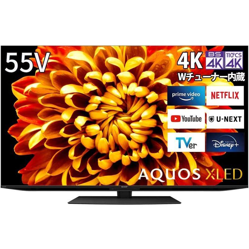 動作確認 シャープ 55V型 4K テレビ AQUOS XLED 4TC55DP1 mini LED 量子ドット 立体音響 Android TV (2 【LWH2278511418】(80342円)