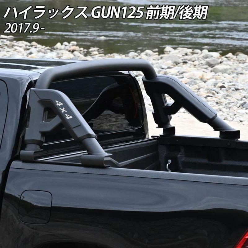 【まとめ売り】 ハイラックス レボ GUN125 前期 後期 ロールバー トノカバー併用 スポーツバー 組み立て式 オフロード 【IQ6154147468】(21700円)