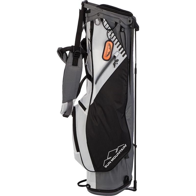 サンマウンテン 継続定番商品 キャディバッグ 軽量 (9.0型・4分割・スタンド式) / ゴルフ / 267-3980201 030_ホワイ 継続定番商品 キャディバッグ 軽量 0型 4分割 スタンド式 ゴルフ 030_ホワイ