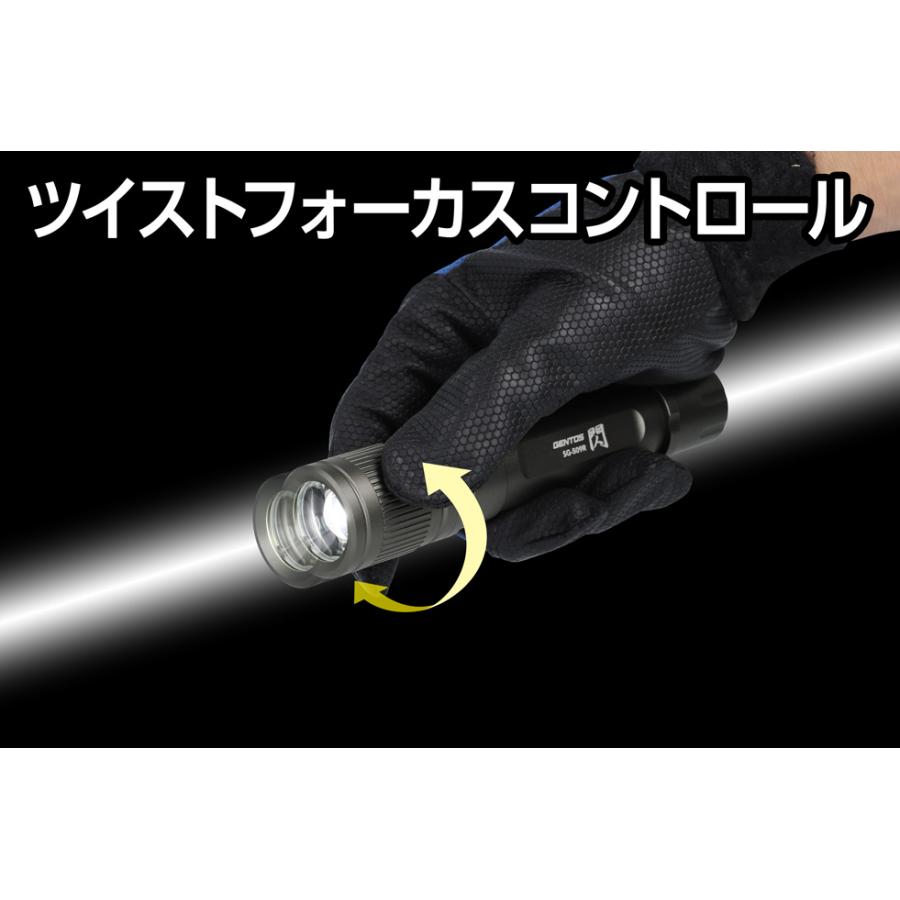 閃 フラッシュライト 懐中電灯 led 充電 充電式 GENTOS ジェントス SG