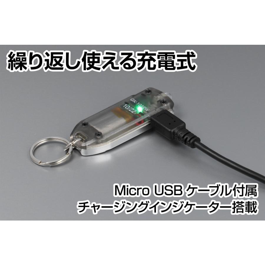 GENTOS（ジェントス） キーライト ミニライト led 充電式 キーホルダー