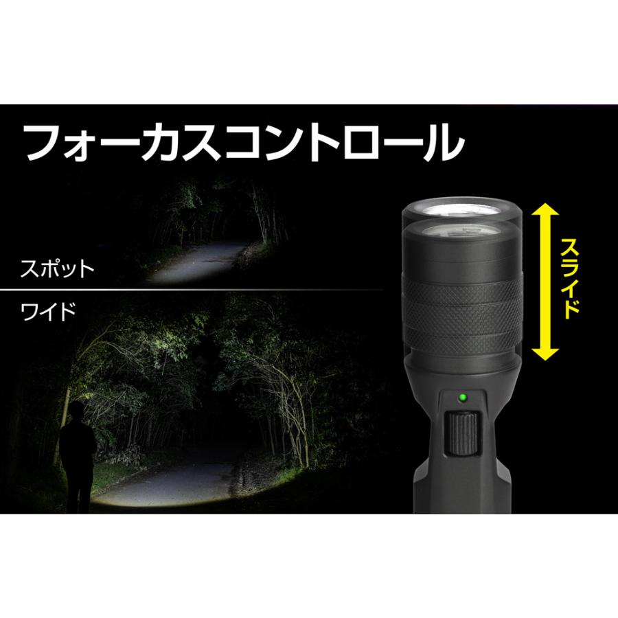 フラッシュライト 懐中電灯 led 充電式 明るい BARREL バレル GENTOS ジェントスBAR-1000R